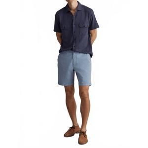 NEW BILLY REID chino short in faded denim